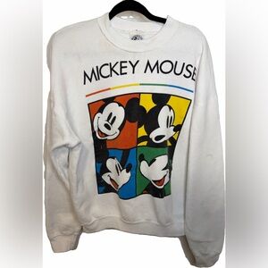 Vintage Mickey & Co. 90s Mickey Mouse Sweatshirt – Pop Art Graphic – Flaws